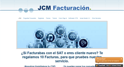 Desktop Screenshot of jcmfacturacion.com